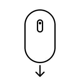 Scroll Down Icon