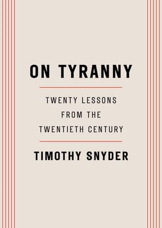 On Tyranny Book Summary